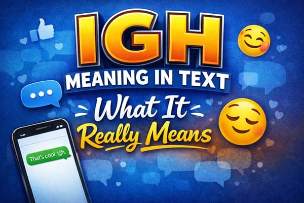 Igh Meaning in Text: What It Really Means