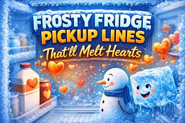 Fridge Pickup Lines That’ll Melt Hearts