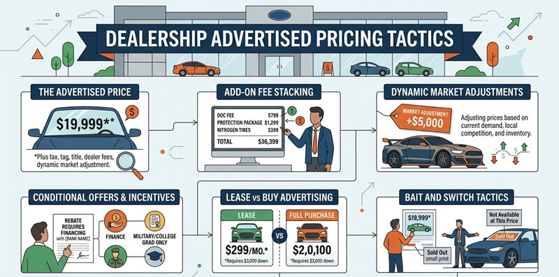 What Are Dealership Advertised Pricing Tactics
