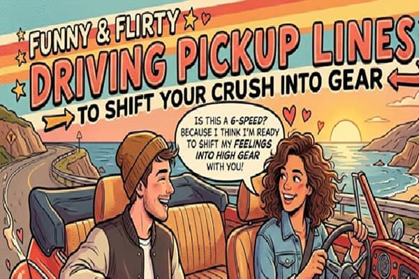 Funny & Flirty Driving Pickup Lines to Shift Your Crush Into Gear