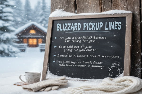 Blizzard Pickup Lines: Ice-Cold Humor to Woo Anyone