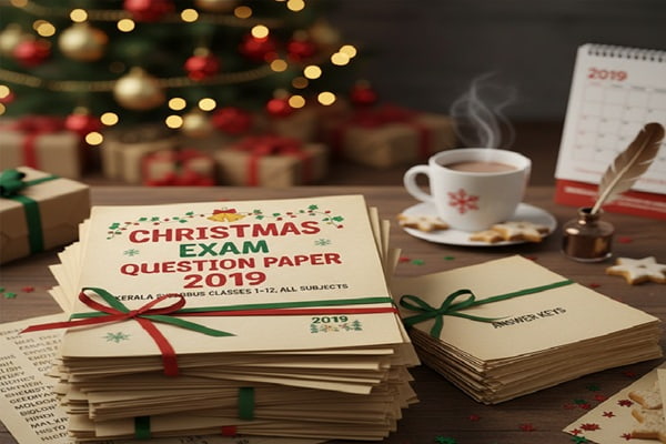 Christmas Exam Question Paper 2019