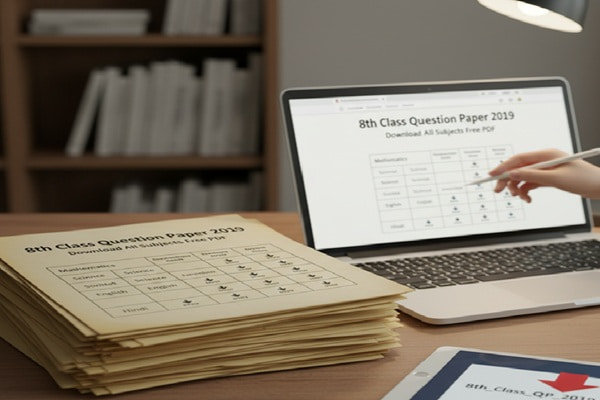 8th Class Question Paper 2019